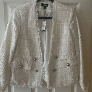 Express tweed blazer.